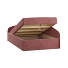 Диван – кровать «Адель», с подъёмным механизмом, с ящиками, 2105×1295×720 мм, велюр, цвет ультра коралл - Фото 2