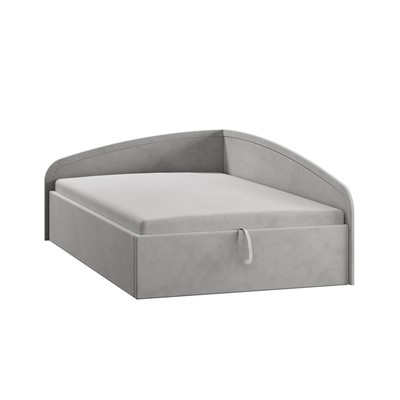 Диван - тахта «Адель», с ящиком для белья, с подъёмным механизмом, 2105×1295×720 мм, цвет велюр ультра смог