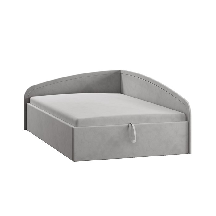 Диван - тахта «Адель», с ящиком для белья, с подъёмным механизмом, 2105×1295×720 мм, цвет велюр ультра смог - Фото 1