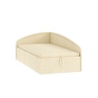 Диван-кровать Адель с ПМ и ящиками, 2105х995х720, рогожка Тесла милк - Фото 1