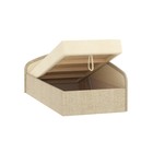 Диван-кровать Адель с ПМ и ящиками, 2105х995х720, рогожка Тесла милк/Тесла мокко - Фото 2