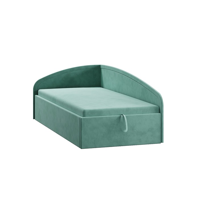 Диван - тахта «Адель», с ящиком для белья, с подъёмным механизмом, 2105×995×720 мм, велюр, цвет ультра минт - Фото 1