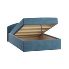 Диван - кровать «Берта», с подъёмным механизмом, с ящиком для белья, 2085×1375×715 мм, велюр, цвет галакси лайт 22 - Фото 2