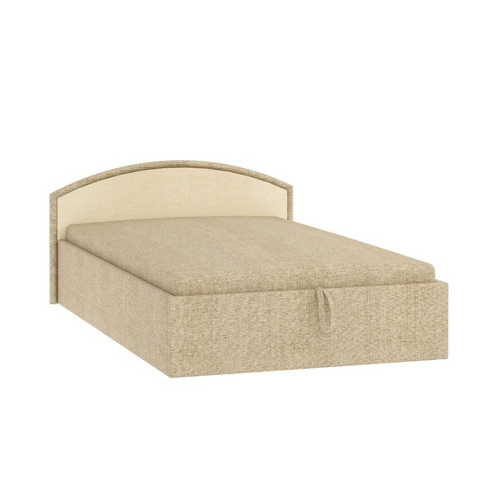 Диван кровать Берта с ПМ и ящиками, 2085х1375х715, рогожка Тесла мокко/Тесла милк - Фото 1