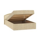 Диван кровать Берта с ПМ и ящиками, 2085х1375х715, рогожка Тесла мокко/Тесла милк - Фото 2