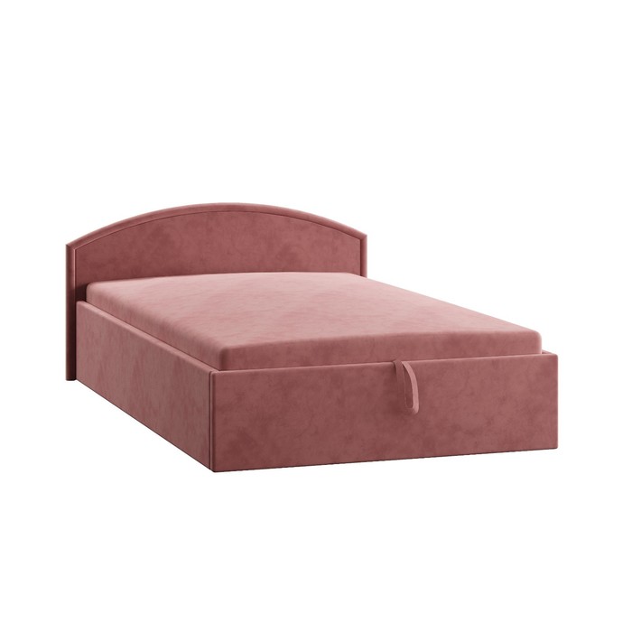Диван кровать Берта с ПМ и ящиками, 2085х1375х715, Велюр Ультра коралл - Фото 1