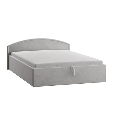 Диван - кровать «Берта», с подъёмным механизмом, с ящиком для белья, 2085×1575×715 мм, велюр, цвет ультра смог