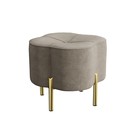 Пуф «Кантри», 505×505×415 мм, велюр, цвет вивальди 5 - Фото 1