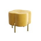 Пуф «Кантри», 505×505×415 мм, велюр, цвет ультра мустард - Фото 1
