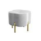 Пуф «Кантри», 505×505×415 мм, велюр, цвет ультра смог - Фото 1