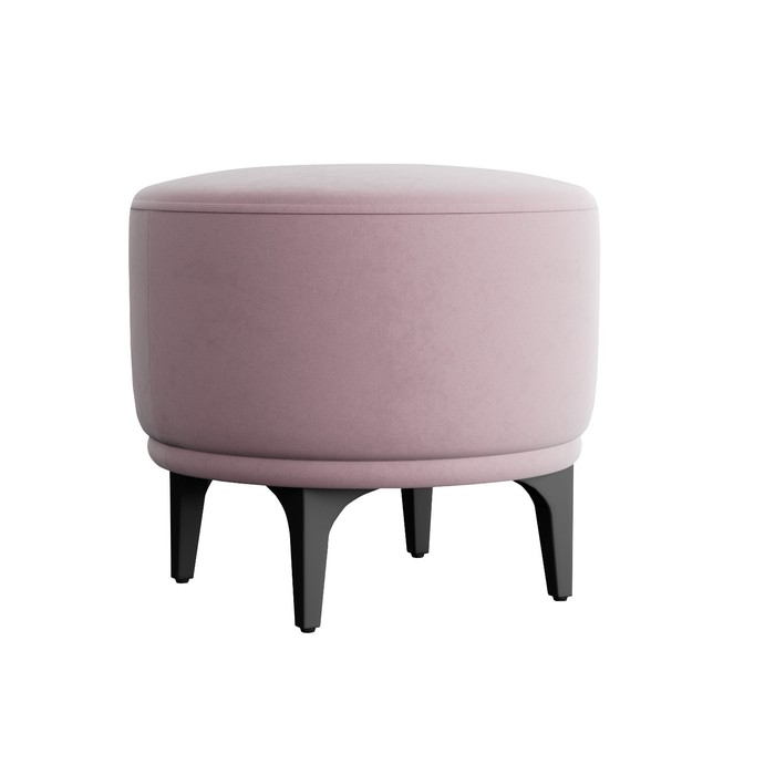 Пуф «Мун», 500×500×440 мм, велюр, цвет velutto 11 - Фото 1