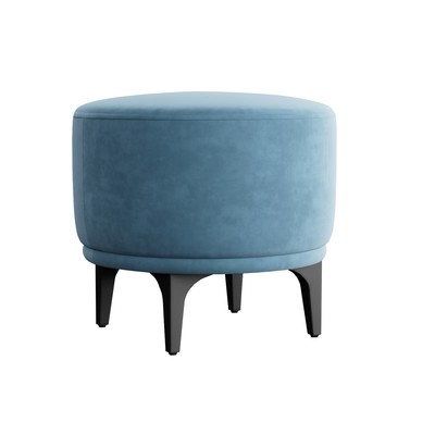 Пуф «Мун», 500×500×440 мм, велюр, цвет галакси лайт 22