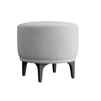 Пуф «Мун», на ножках, 500×500×440 мм, велюр, цвет ультра смог