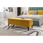 Пуф Оазис, 1210х460х440, Велюр Ультра Мустард - Фото 3