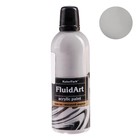 Краска акриловая для техники Флюид Арт, KolerPark, серый, 80 мл - фото 9780476
