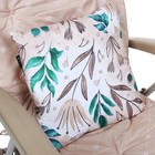 Кресло-шезлонг, матрас + подушка, цвет песочный - фото 12004093