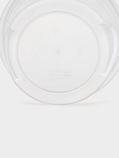 Банка для хранения продуктов с крышкой «Фиджи», 700 мл, пластик, МИКС