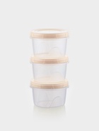 Набор банок для хранения продуктов «Фиджи», 3 шт., 700 мл, пластик, крышки МИКС - Фото 2