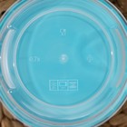 Набор банок для хранения продуктов с крышкой «Фиджи», 3 шт, 0,7 л, цвет крышки МИКС 9693142 - фото 14546190
