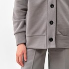 Костюм для девочки (кардиган, брюки) MINAKU цвет серый, рост 158 см 9429049 - фото 14188619