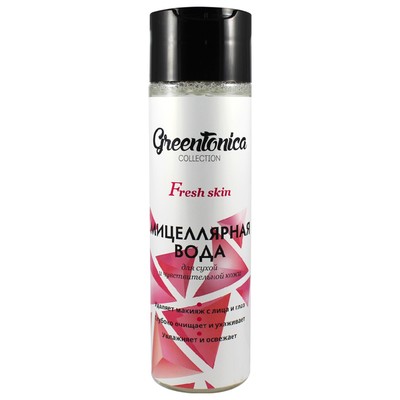 Мицеллярная вода для лица CharmCleo GreenTonica Fresh Skin, для сухой кожи, 250 мл