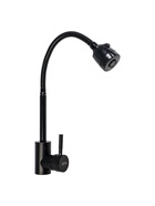 УЦЕНКА Смеситель для кухни ZEIN Z2391, гибкий излив, картридж 40 мм, нержавеющая сталь - Фото 2