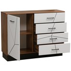 Комод «Гамма» 54.08, 1200×360×906 мм, цвет таксония / чёрный / ПВХ белый 9729902 - фото 2433903 Комод «Гамма» 54.08, 1200×360×906 мм, цвет таксония / чёрный / ПВХ белый 9729902 - фото 2433903