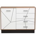 Комод «Гамма» 54.08, 1200×360×906 мм, цвет таксония / чёрный / ПВХ белый 9729902 - фото 2433904 Комод «Гамма» 54.08, 1200×360×906 мм, цвет таксония / чёрный / ПВХ белый 9729902 - фото 2433904