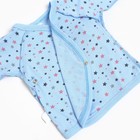 Распашонка детская, цвет голубой, рост 52-62см - фото 109661888