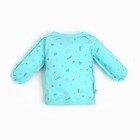 Распашонка детская, цвет бирюзовый, рост 52-62см - фото 24580170