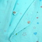 Распашонка детская, цвет бирюзовый, рост 52-62см - фото 24580172