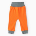 Штанишки детские, цвет оранжевый МИКС, рост 62-68 см - фото 10518771