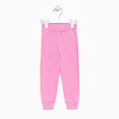 Брюки для девочки, цвет розовый, рост 104 см