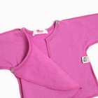 Распашонка детская, цвет фиолетовый, рост 62-68см - фото 45718119