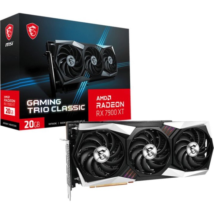 Видеокарта MSI GAMING TRIO CLASSIC, Radeon RX 7900XT 2 Гб, GDDR6, HDMI, DP - фото 51310686