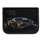 Пенал 1 секция 130 х 190 х 30 мм, с откидной планкой, текстильный, ПКТ 07-20 "Авто хаки" - Фото 2