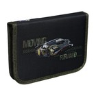 Пенал 1 секция 130 х 190 х 30 мм, с откидной планкой, текстильный, ПКТ 07-20 "Авто хаки" - Фото 4