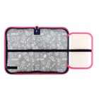 Пенал 1 секция 135 х 212 х 26 мм, с откидной планкой, текстильный, Оникс ПКТ 07-20 МАХ "Яркие бабочки" 70658 - фото 22919641