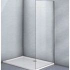 Боковая панель Veconi KP03-90-01-C5, 900х1850 мм, без поддона, прозрачное стекло, хром - фото 294401425