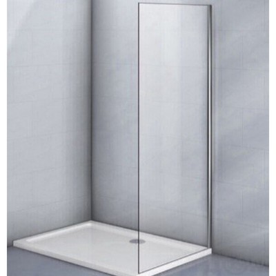 Боковая панель Veconi KP06-90-01-19C4, 900×1950 мм, без поддона, прозрачное стекло, хром