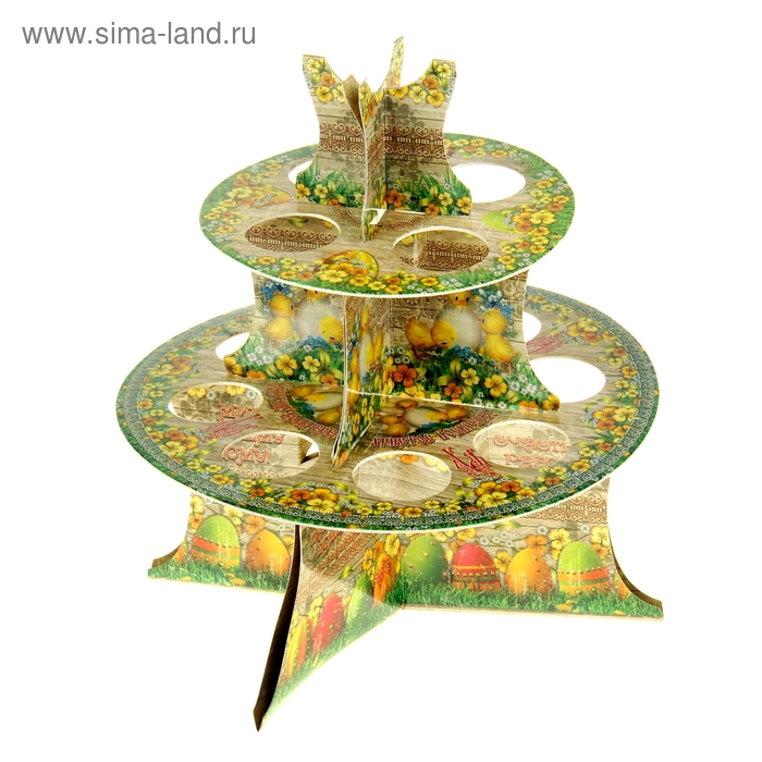 Подставка пасхальная на 12 яиц "Европейская" - Фото 1