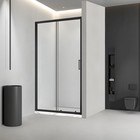 Душевая дверь Veconi Vianno VN46B-110-01-C5, 1100х1950 мм, прозрачная, раздвижная, черный - фото 294401494