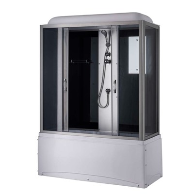 Душевая кабина Taliente TA-17075G, 170×75×215 см, высокий поддон 55 см, тонированное стекло