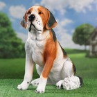 Садовая фигура "Собака Джек" рыжий 47х30х47см - фото 321069767