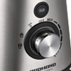 Блендер REDMOND RSB-M3404, стационарный, 2600 Вт, 1.5 л, 3 скорости, чёрно-серебристый 9664056 - фото 56817