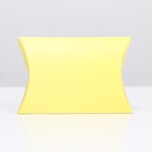 Коробка складная, подушка, жёлтая,  11 х 8 х 2 см, - Фото 2