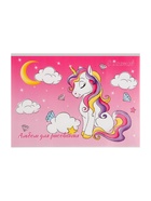 Альбом для рисования Calligrata «Милый единорог» А4, 8 листов, на скрепке, плотность листов 100 г/м², обложка из мелованной бумаги - Фото 4