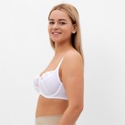 Бюстгальтер женский, цвет белый, размер 85D - Фото 2