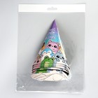 Колпак бумажный «С Днём Рождения», (набор 6 шт.) - Фото 5