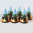 Колпак бумажный «Тачка», (набор 6 шт) - фото 24604396